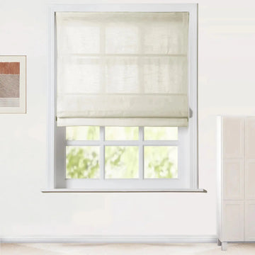 Jawara Roman Shade Cordless-Wooden Headrail TWOPAGES