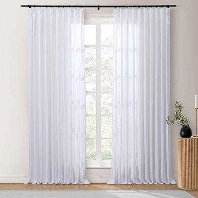 Isabella Heavyweight Polyester Cotton Blend Drapery Pleated TWOPAGES