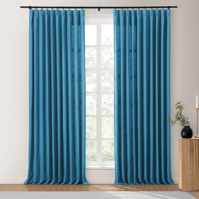 Isabella Heavyweight Polyester Cotton Blend Drapery Pleated TWOPAGES