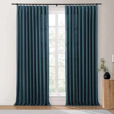 Isabella Heavyweight Polyester Cotton Blend Drapery Pleated TWOPAGES