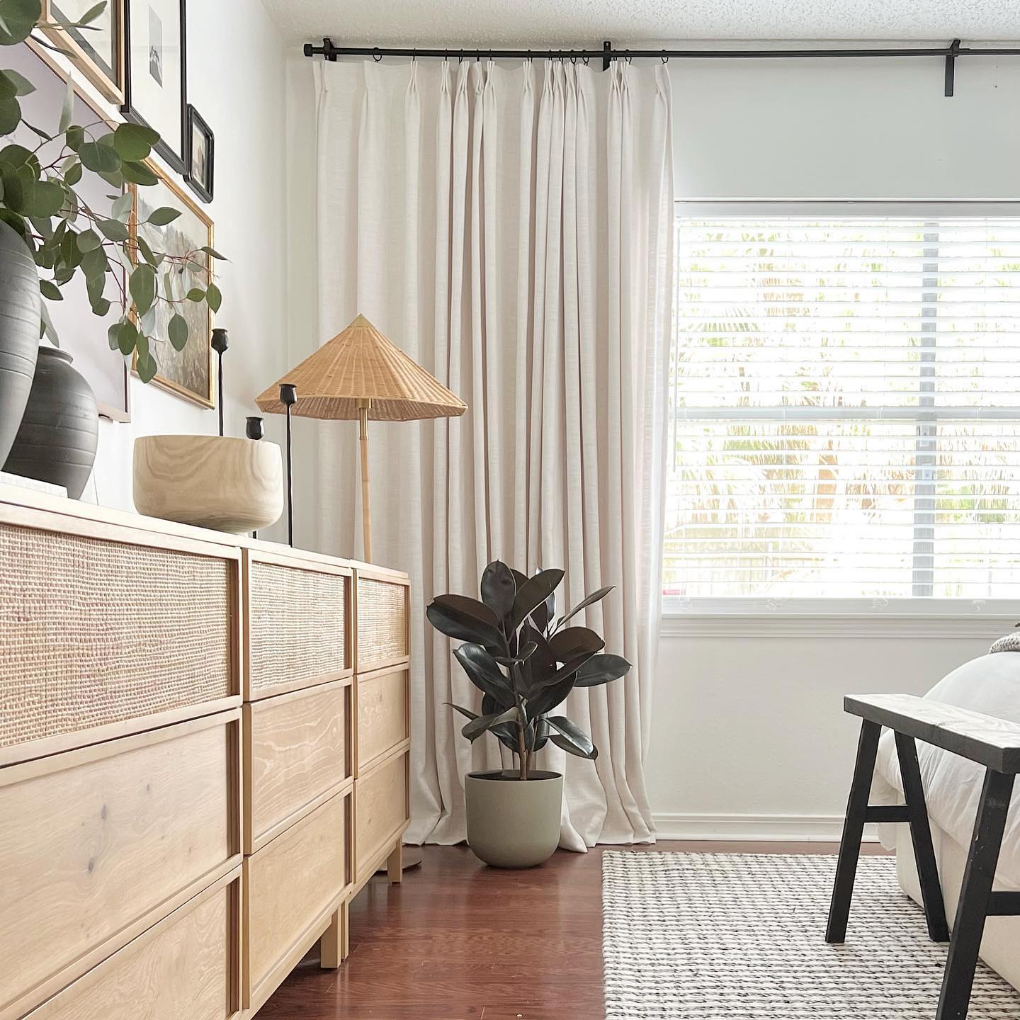 TWOPAGES Linen Curtains