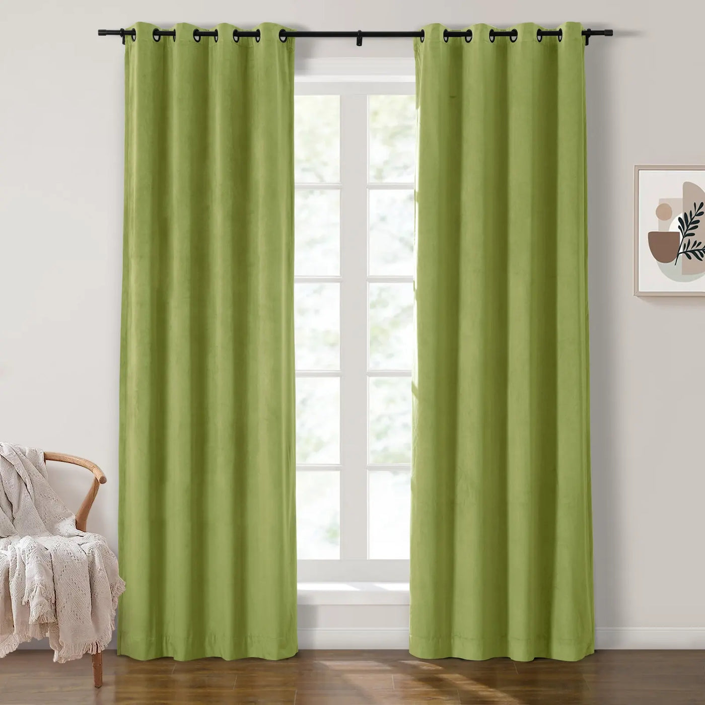Birkin Velvet Curtain Grommet