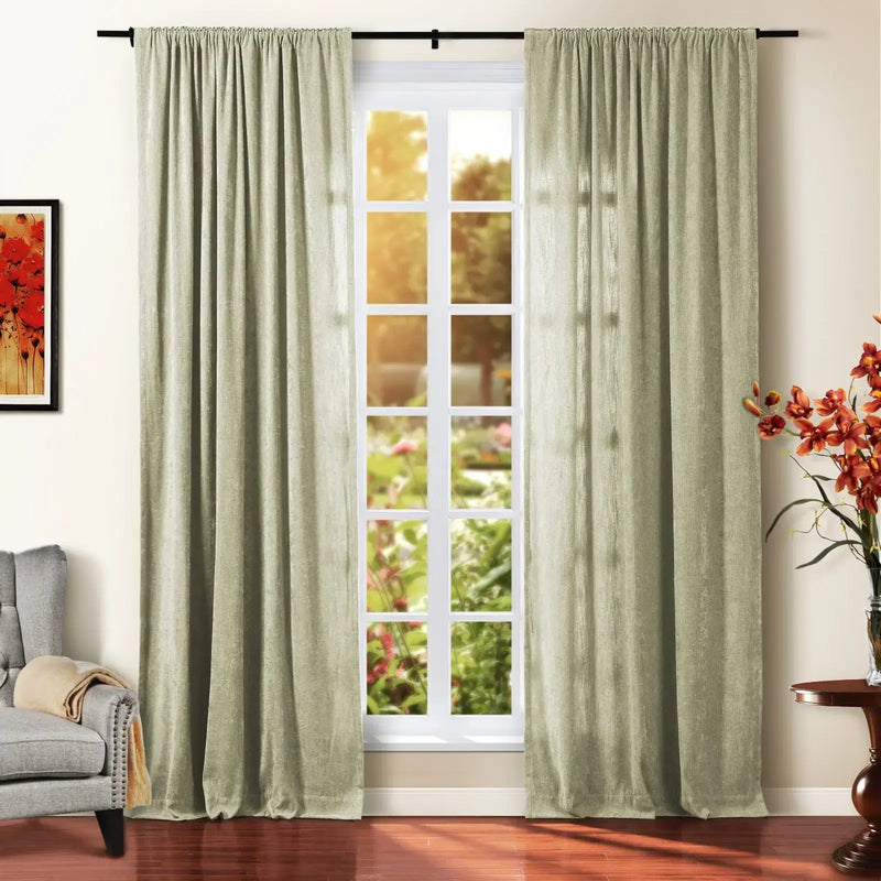 Tino Heavyweight Chenille Drapery Soft Top TWOPAGES