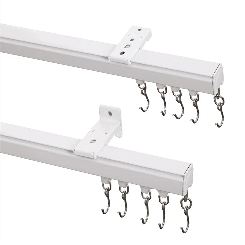 Wall Mounted LORA Track Kit For Drapery Curtain Room Divider