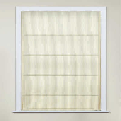 Jana Cordless Roman Shades 100% Cotton Striped