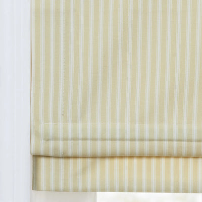 Jana Cordless Roman Shades 100% Cotton Striped