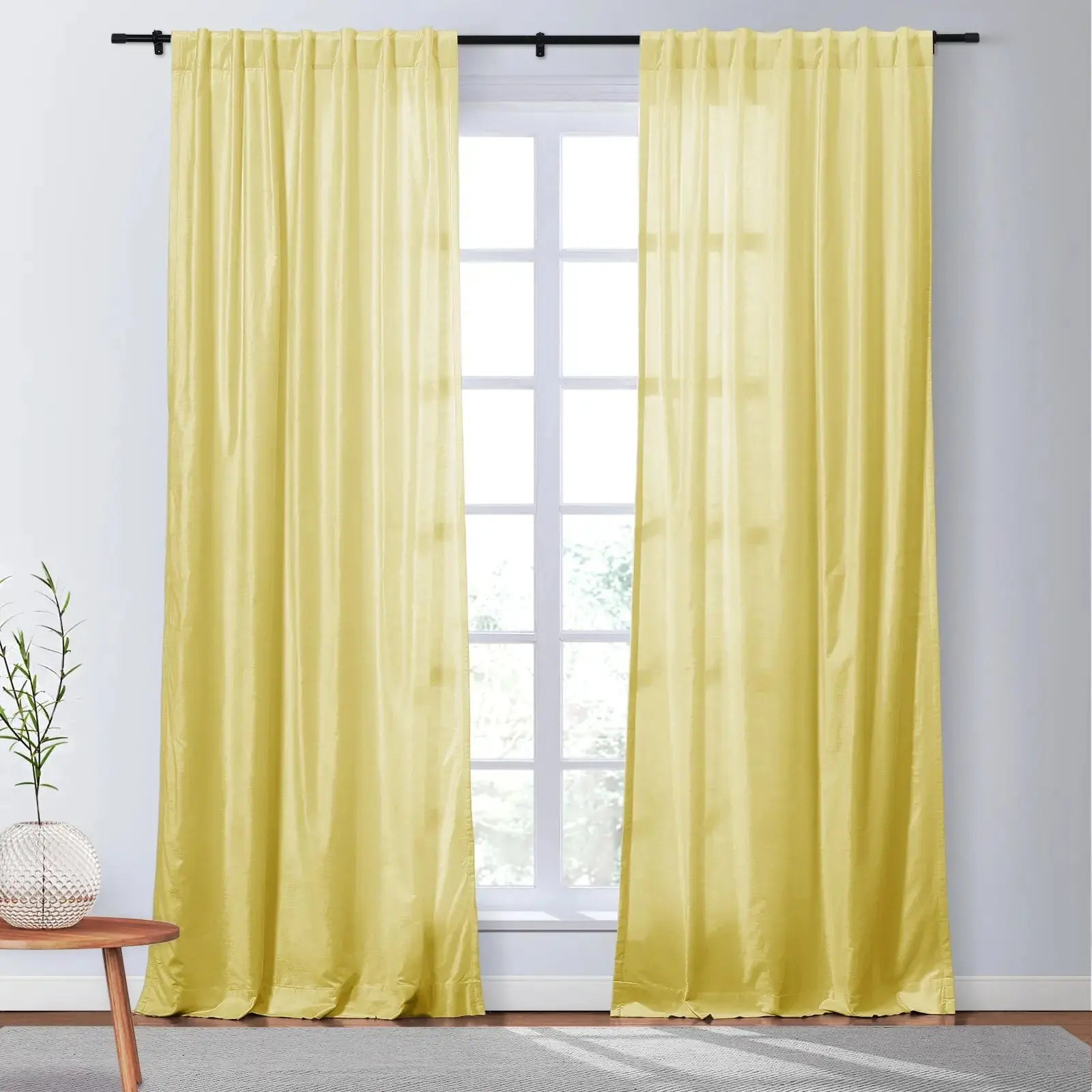 TWOPAGES Veda Luster Cotton Velour Drapery - Thumbnail 2