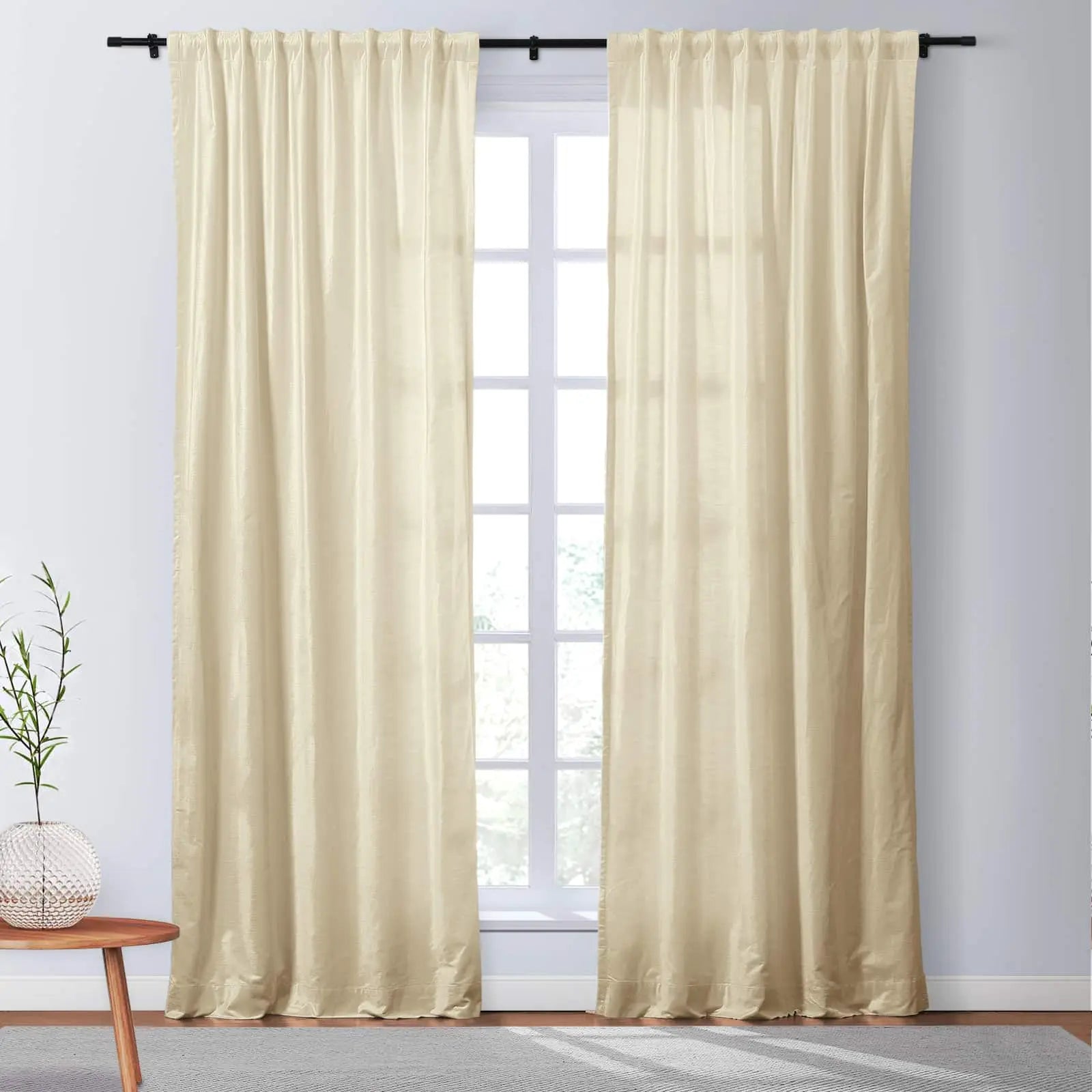 TWOPAGES Veda Luster Cotton Velour Drapery - Thumbnail 4