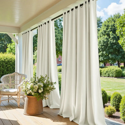 Heck Solid Acrylic Outdoor Curtain -TWOPAGES