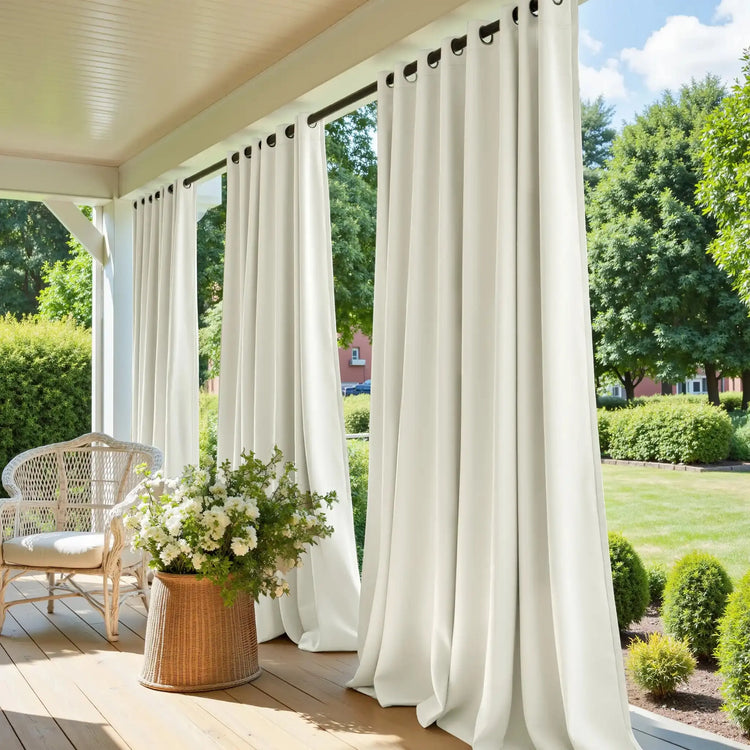 Heck Solid Acrylic Outdoor Curtain -TWOPAGES