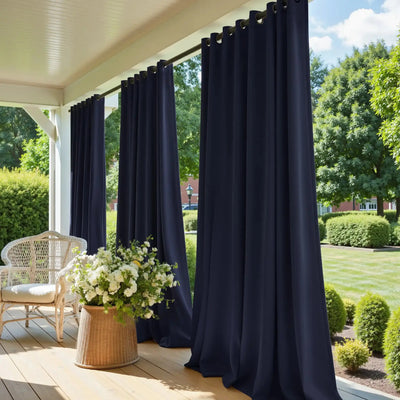 Heck Solid Acrylic Outdoor Curtain -TWOPAGES