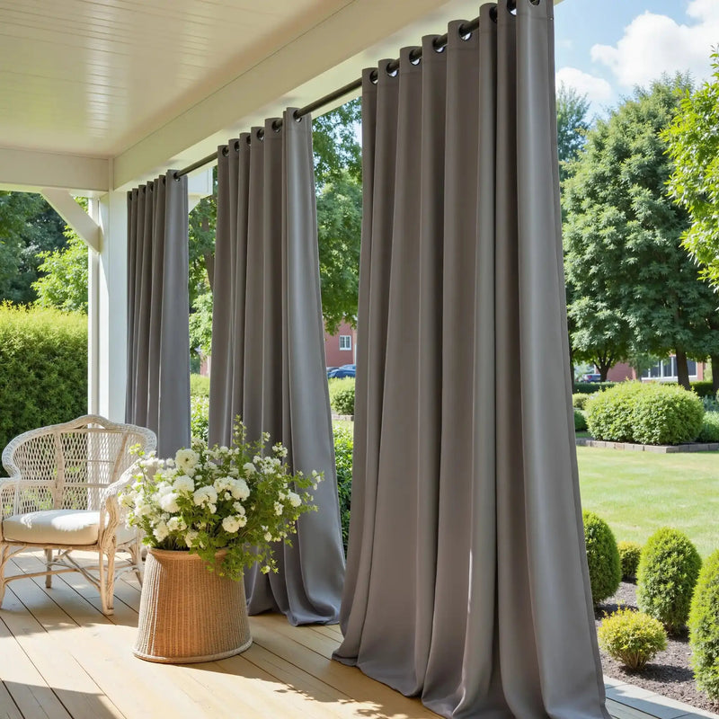 Heck Solid Acrylic Outdoor Curtains | TWOPAGES Curtains