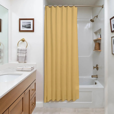 Heck Solid Waterproof Shower Curtain -TWOPAGES CURTAINS
