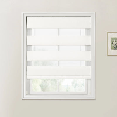 Custom Zebra Roman Blind Cord Lift -TWOPAGES