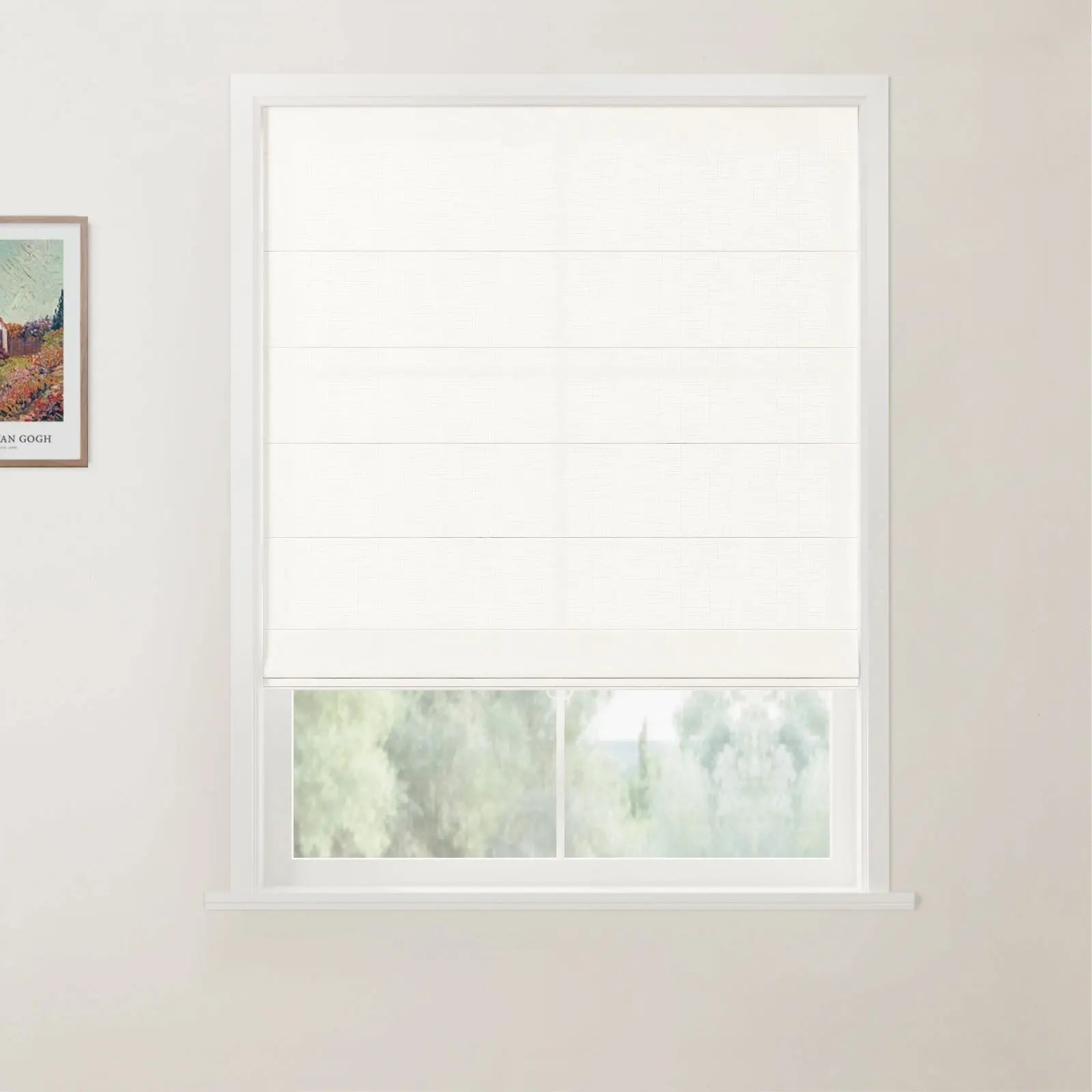 TWOPAGES Patti Linen Roman Shade