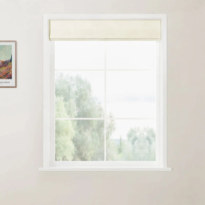 Patti Linen Back Slat Roman Shades Cordless