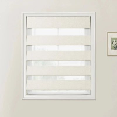 Custom Zebra Roman Blind Cord Lift -TWOPAGES