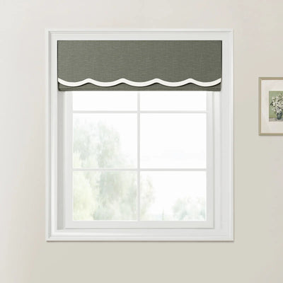 Patti Linen Valanced Day Night Roman Shade Cord Lift