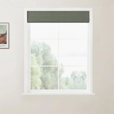 Patti Linen Back Slat Roman Shades Cordless