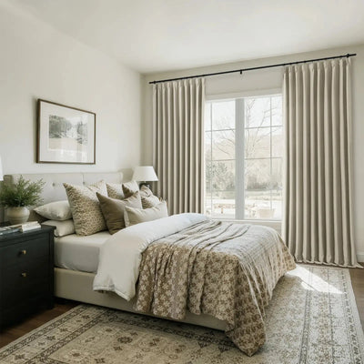 Atlanta 100% Blackout Curtain Pleated -TWOPAGES