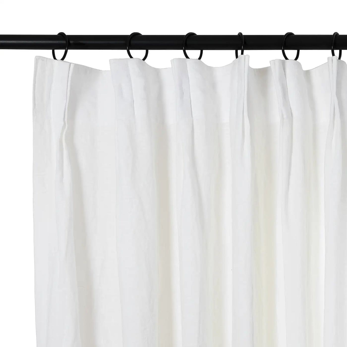 Doris 100% Linen Curtain Soft Top TWOPAGES