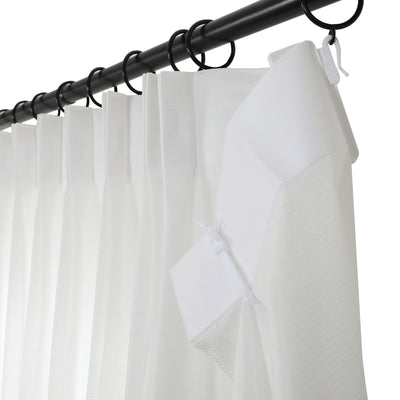 Bella Scratch Resistant Pet-Friendly Sheer Curtain Pleated