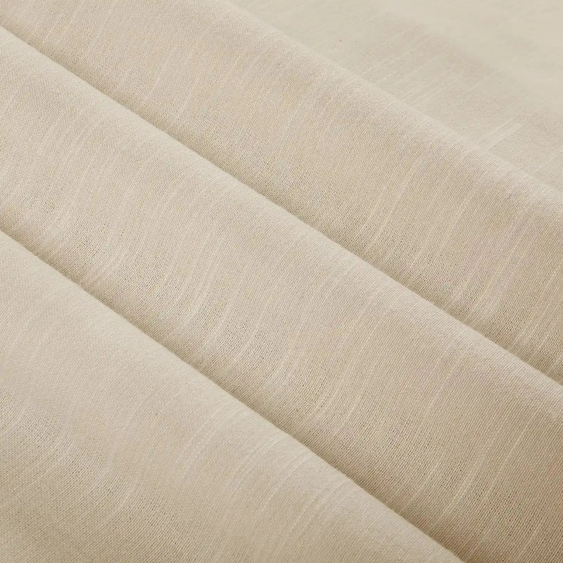 Jawara Luxury Linen Cotton Curtain Pleated- -TWOPAGES