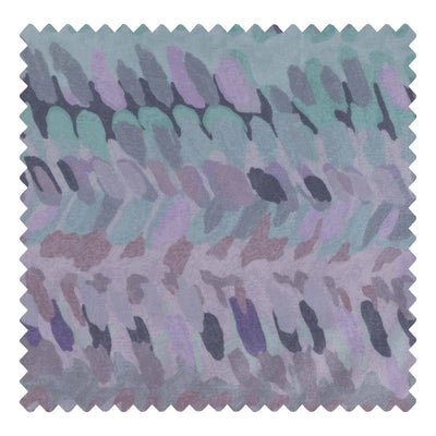 Amy Switzer Printed Velvet Pleated Drapery