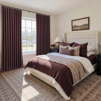 Atlanta 100% Blackout Curtain Pleated -TWOPAGES