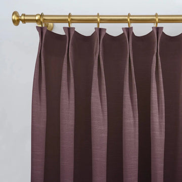 Jawara Luxury Linen Cotton Curtain Pleated- -TWOPAGES