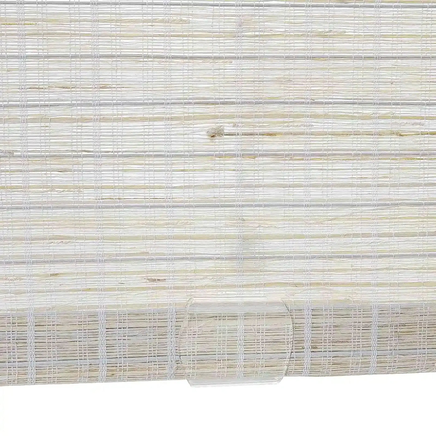 Rae Natural Ramie Flax Woven Wood Shades - Series C -TWOPAGES CURTAINS