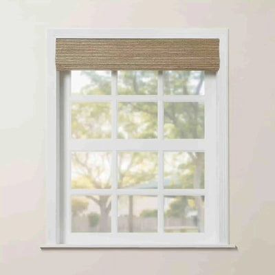 Rae Natural Ramie Flax Woven Wood Shades - Series C -TWOPAGES CURTAINS