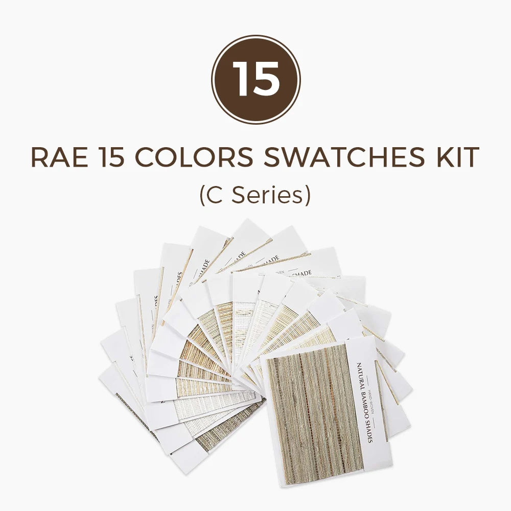 Rae Natural Woven Shade Swatches Kits TWOPAGES