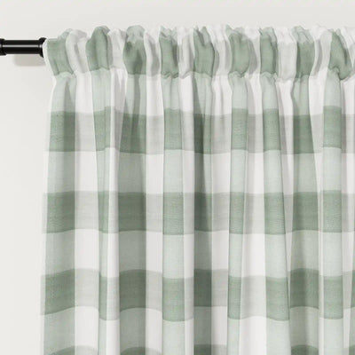 Celia Striped Plaid Curtain