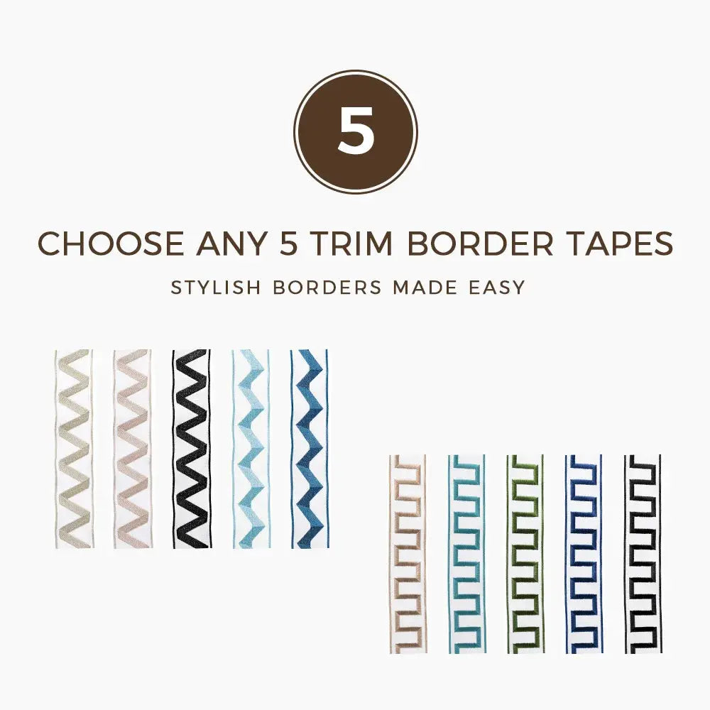 Choose Any 5 Trim Border Tapes for $8 -TWOPAGES