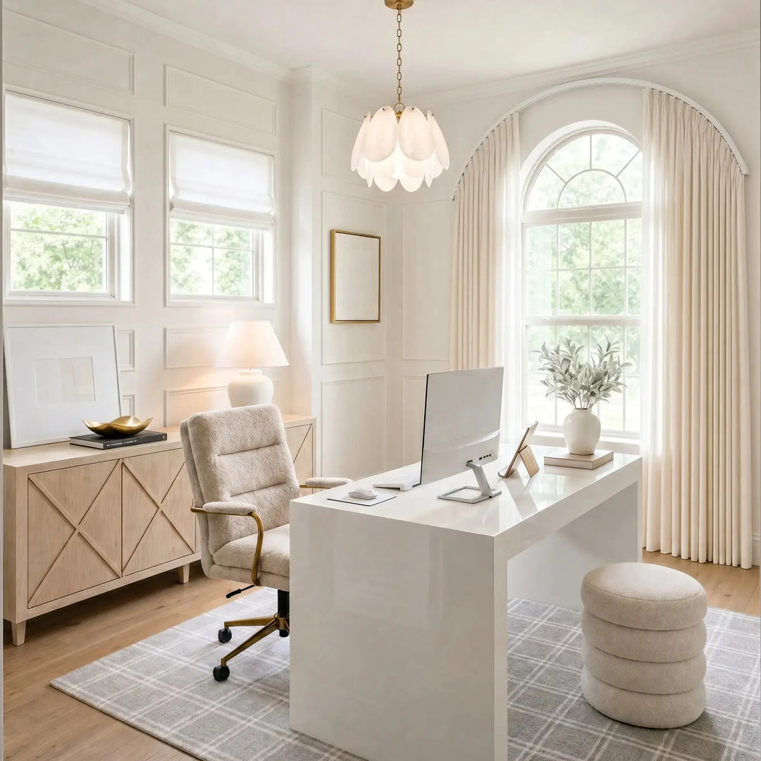 Custom Arch and Triangle Window Curtain &amp; Track Solution- -TWOPAGES