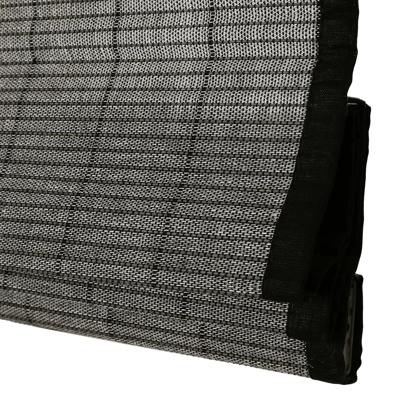 Natural Flax Bamboo Woven Shade - Middle Grey