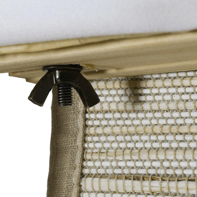 Rae Natural Ramie Jute Woven Wood Shades - Series D -TWOPAGES CURTAINS