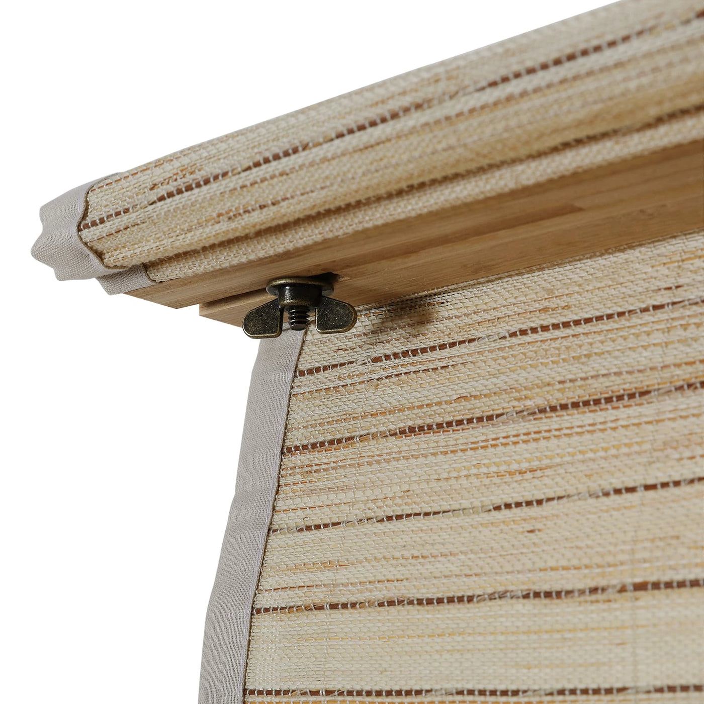 Natural Ramie Bamboo Woven Shade - Sand Beige