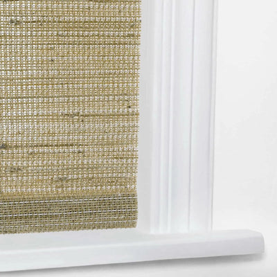 Rae Natural Ramie Jute Woven Wood Shades - Series D -TWOPAGES CURTAINS