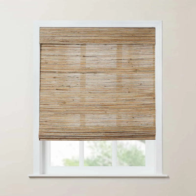 Rae Natural Ramie Jute Woven Wood Shades - Series M -TWOPAGES CURTAINS