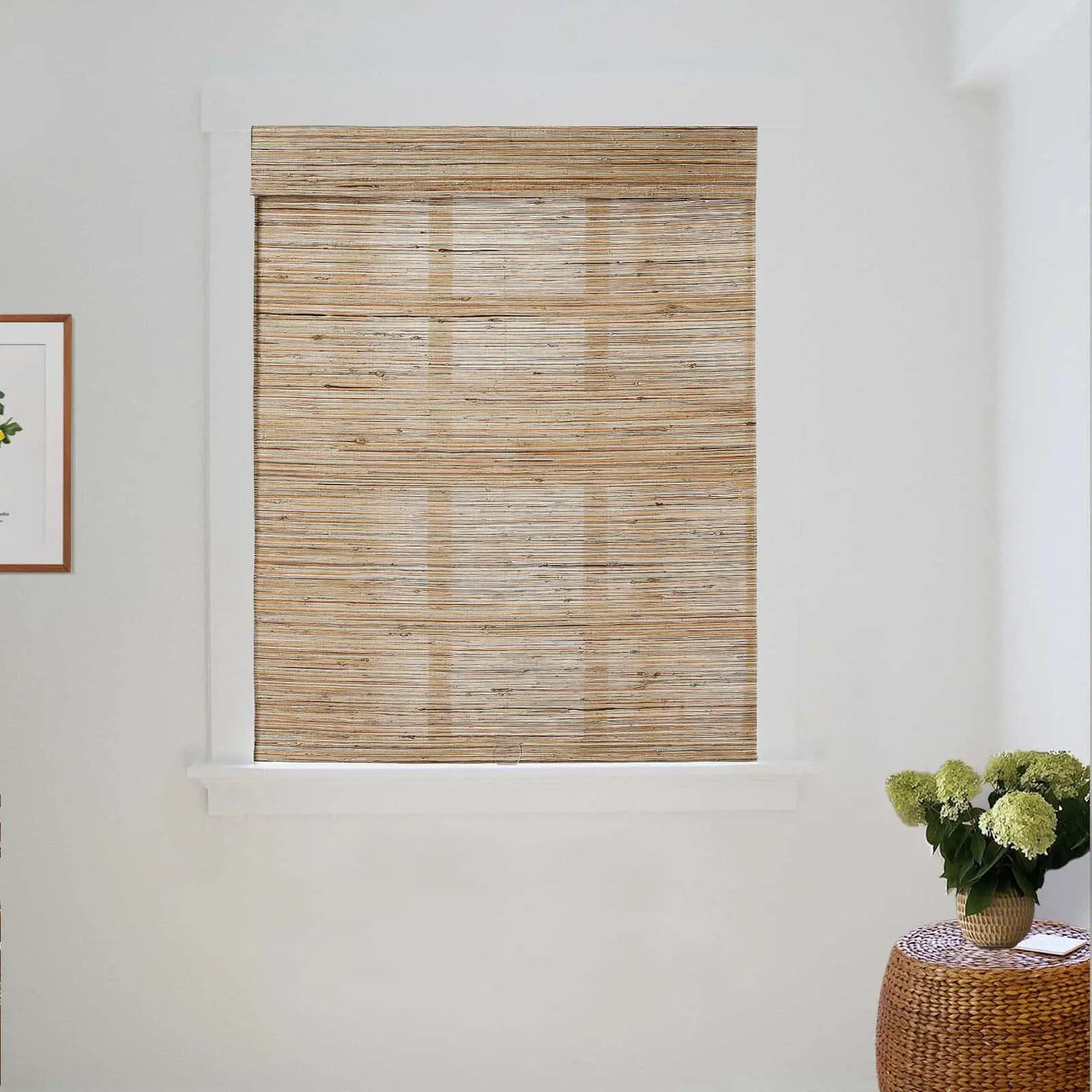 Rae Natural Ramie Jute Woven Wood Shades - Series M -TWOPAGES CURTAINS