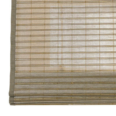 Natural Flax Bamboo Woven Shade - Taupe TWOPAGES CURTAINS