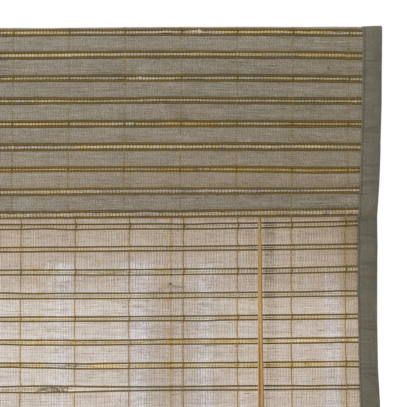 Natural Flax Bamboo Woven Shade - Taupe TWOPAGES CURTAINS