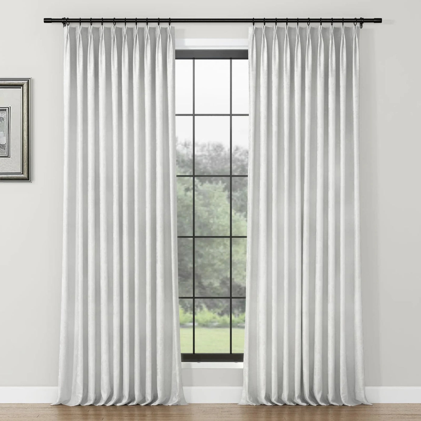 Lydia Plants Jacquard Curtain Pleated TWOPAGES