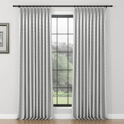 Lydia Arch Jacquard Curtain Pleated TWOPAGES