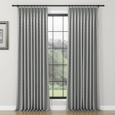 Lydia Arch Jacquard Curtain Pleated TWOPAGES