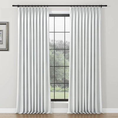 Lydia Fibre Jacquard Curtain Pleated TWOPAGES