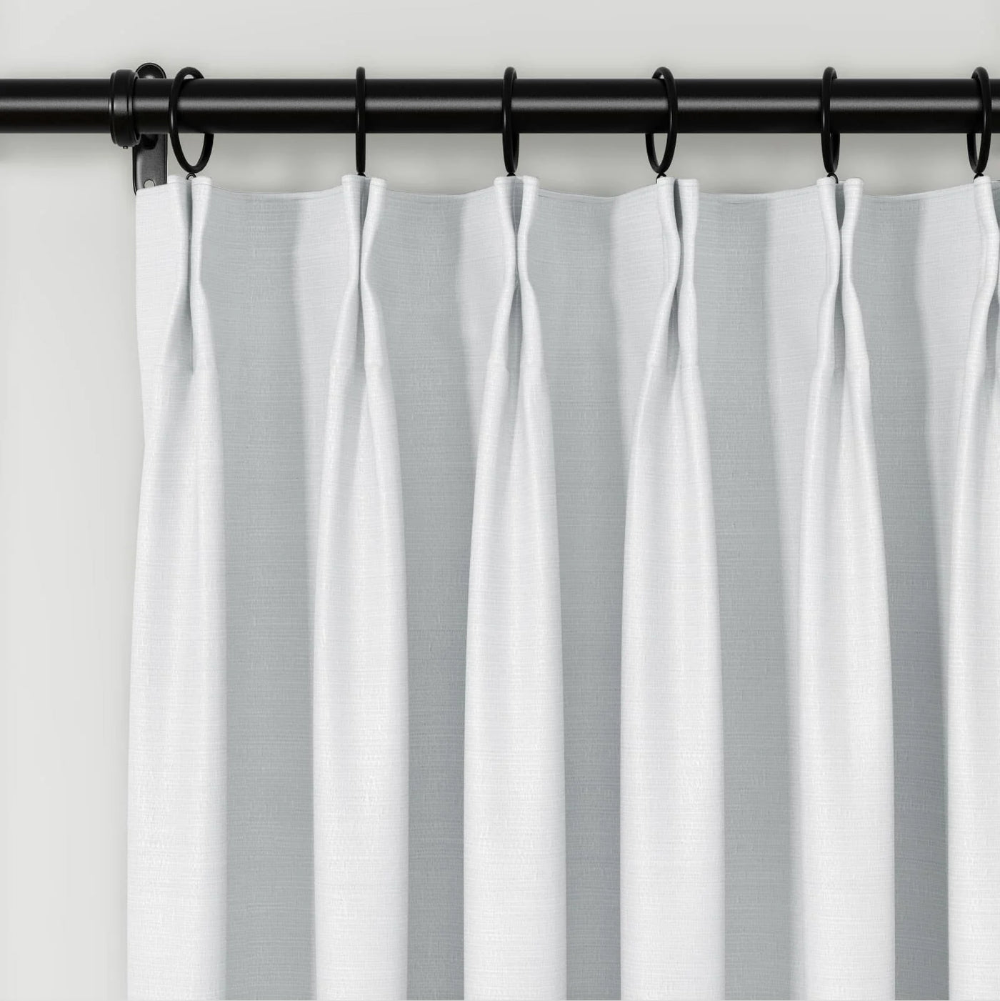 Lydia Fibre Jacquard Curtain Pleated TWOPAGES