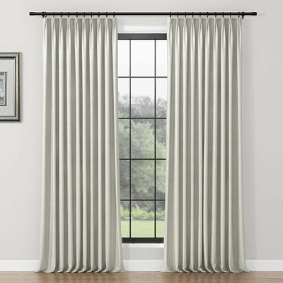 Lydia Fibre Jacquard Curtain Pleated TWOPAGES